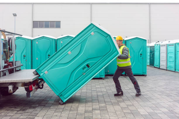 Porta potty delivery and setup in North Kensington, MD